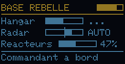 Le poste de commandement de la base